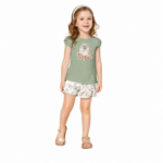 Conjunto Infantil Menina Verão Cachorrinho Milon